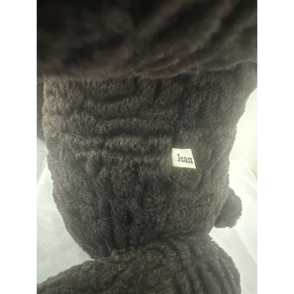 Jointed Teddy Bear Christmas dark brown Curly, Rare Find! Beautiful! Jean Bears - Picture 7 of 11